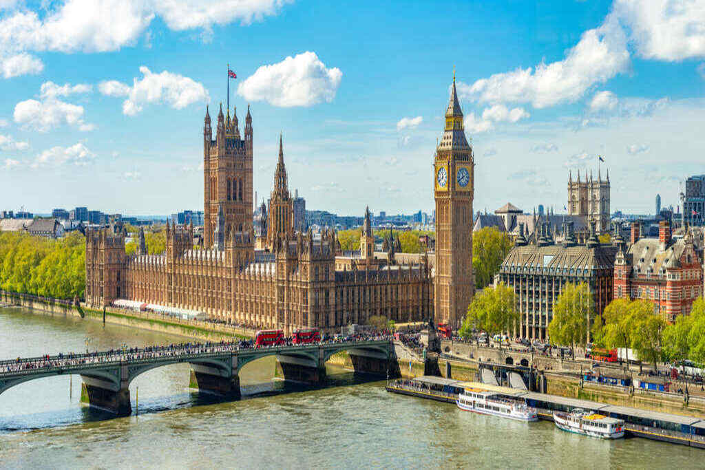 Visão panorâmica do Reino Unido representando se reino unido precisa de visto